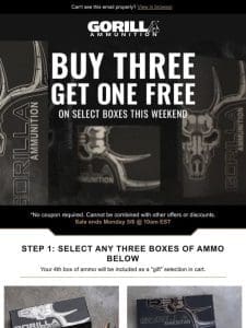 Buy Three， Get One FREE On Boxes!