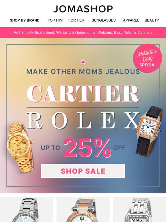 CARTIER & ROLEX: Make The Other Mom’s Jealous