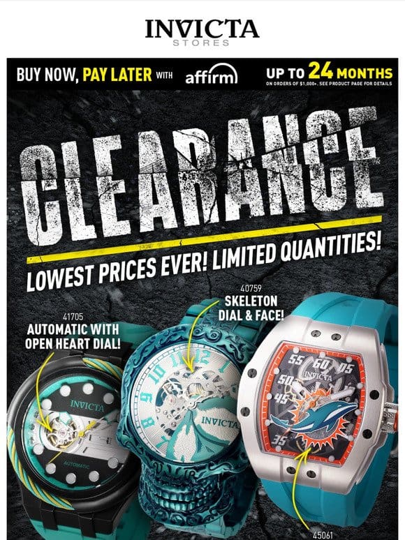 CLEARANCE PRICES❗️ Top Notch Watches❗️