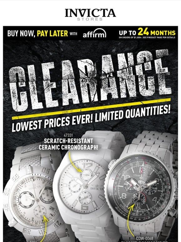 CLEARANCE Watches From $14 ❗️