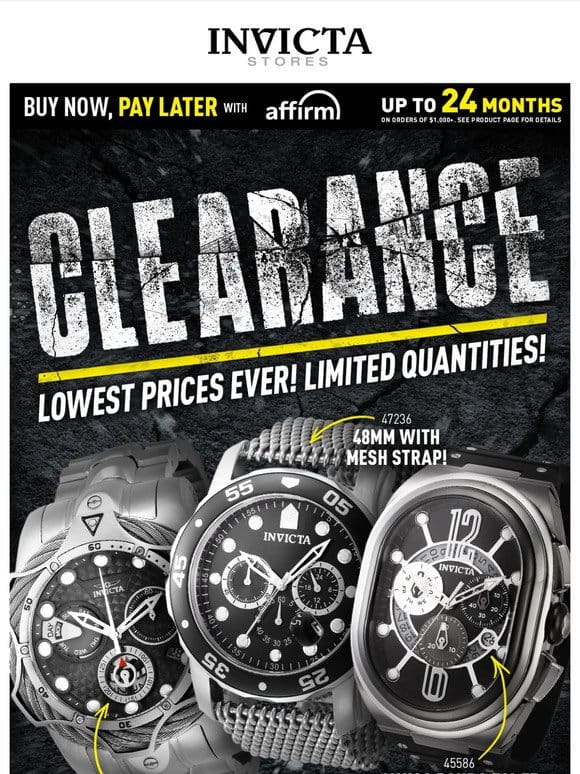 CLEARANCE Watches From $16❗️