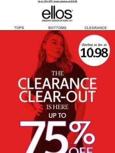 CLICK for Annual Clearance Clear-Out!