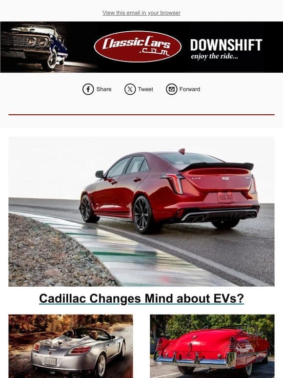 Cadillac Changes Mind about EVs?