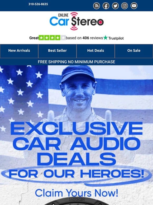Calling All Heroes!   Claim Your Exclusive Car Audio Deal Now!