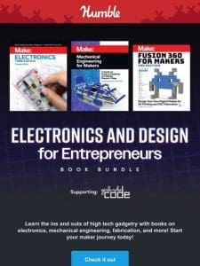 Calling all makers! Get 15 books on electronics， Raspberry Pi， Arduino & more!