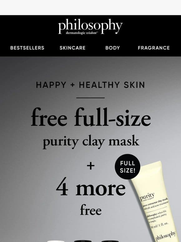 Can’t Miss: Free Full-Size pore extractor clay mask