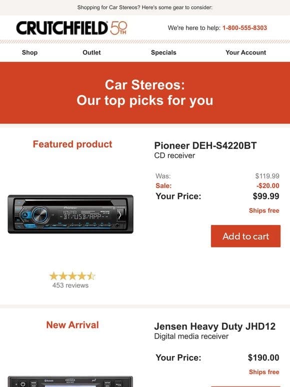 Car Stereos: Our top picks