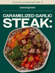 Caramelized Garlic Steak