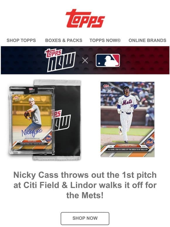 Catch the latest MLB Topps NOW® moments!