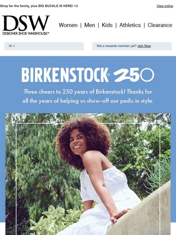 Celebrate 250 years with Birkenstock in style
