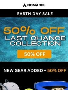 Celebrate Earth Day with 50% OFF