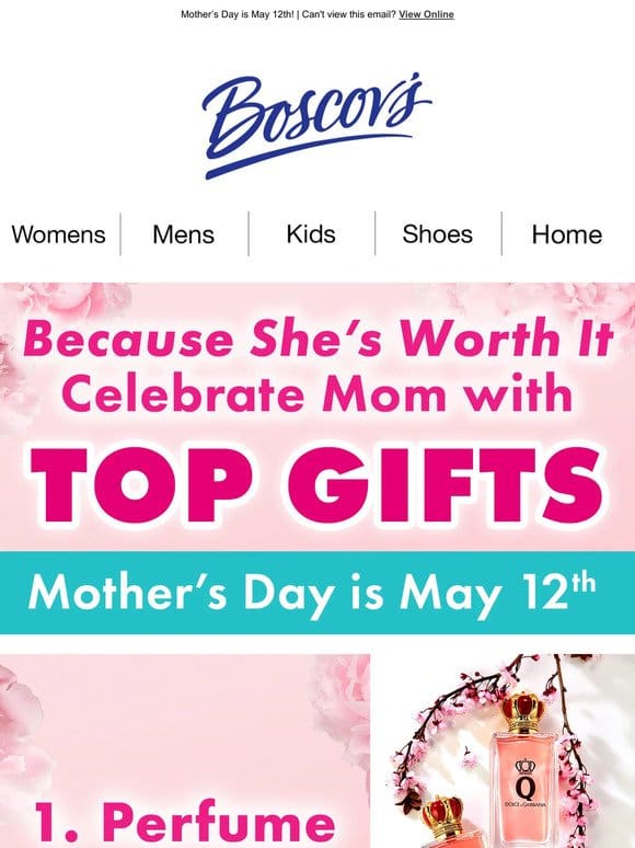 Celebrate Mom with Top Gifts