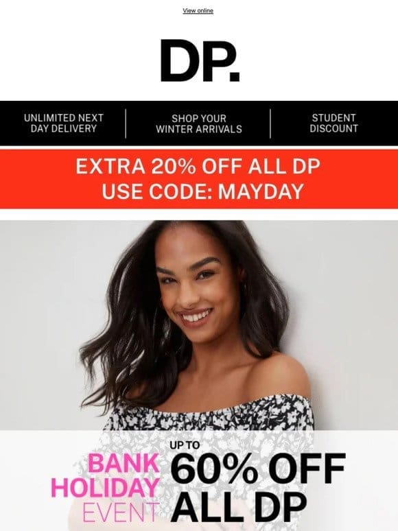 Celebrate with up to 60% off + extra 20% off
