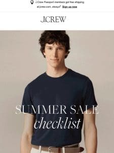 Check $59.50 linen shirts & $24.50 tees off your summer list…