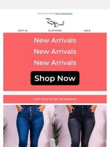 Check Out Our New Brand of Jeans!!!  ❤️