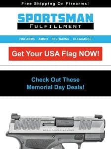 Check Out These Memorial Day Deals! 9MM 115GR FMJ $10.49!
