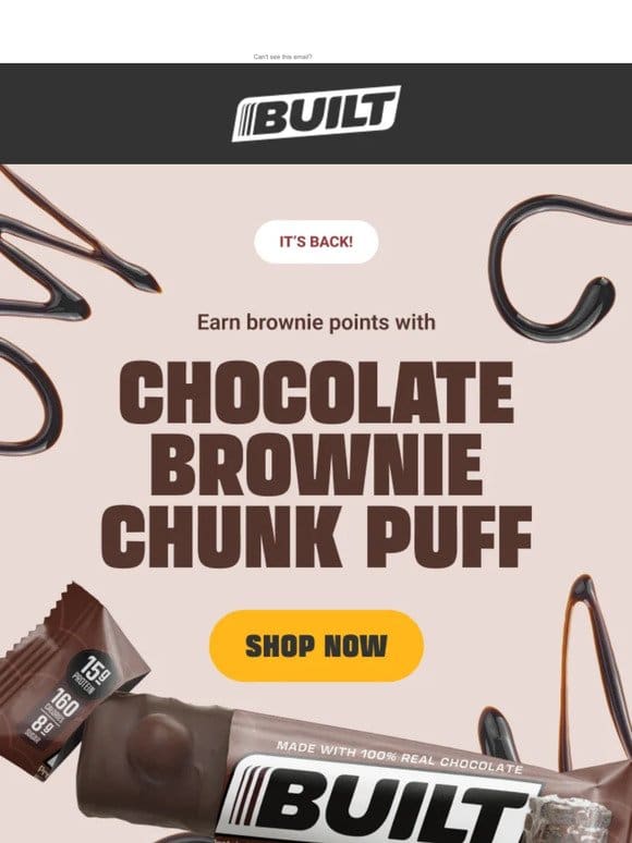 Chocolate Brownie Chunk is BACK!