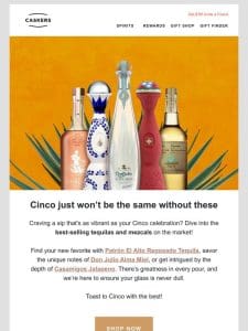 Cinco ready?   Find the best tequilas & mezcals here