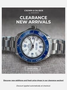 Clearance New Arrivals