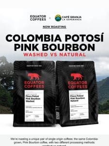 Colombia Washed v. Natural coffee