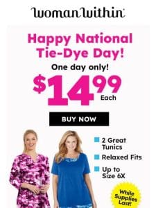 ? ? Color To *Dye* For! $14.99 Tie-Dye Tunics Is Ending!