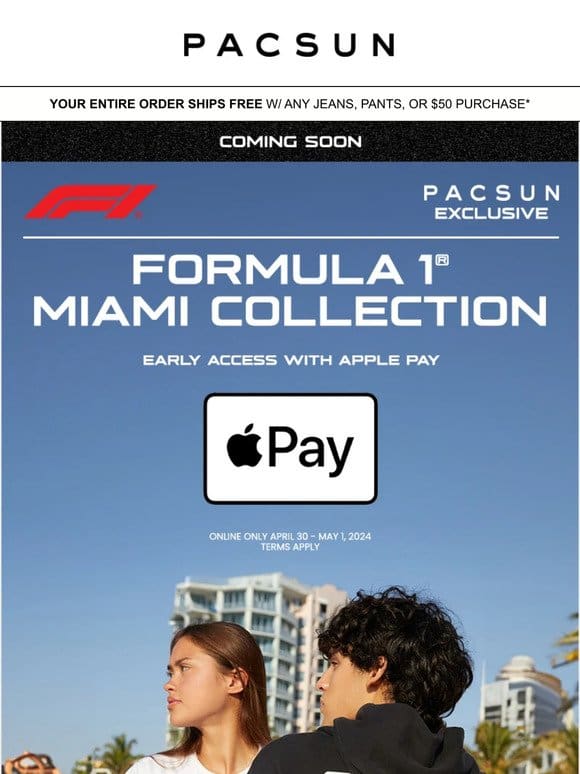 Coming Soon: Formula 1? Miami Collection