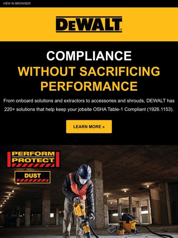 Compliance Without Sacrificing Performance