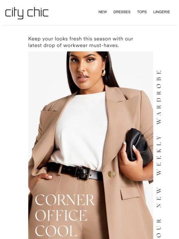 Corner Office Cool | 40% Off* All Workwear