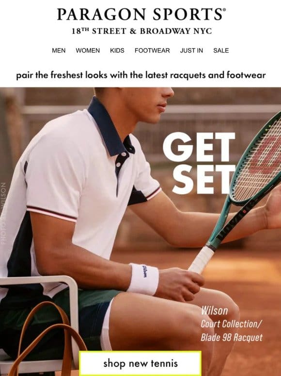 Crush the Court   New Racquets， Footwear， and Apparel