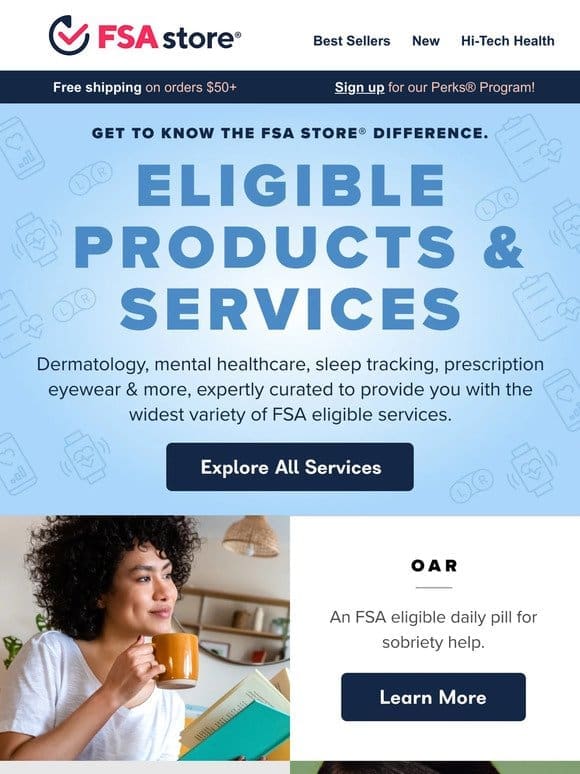 Curated for you: FSA eligible health services