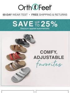 Customer Favorites: Fully Adjustable Sandals