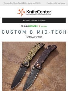 Customs & Mid-Techs: Eric Ochs， Filo Bladeworks， Jens Anso