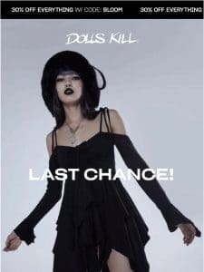 DRESSES SALE is ending soon…