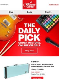 Daily Pick: Uncover your deal of the day