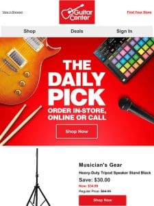 Daily Pick: Uncover your deal of the day