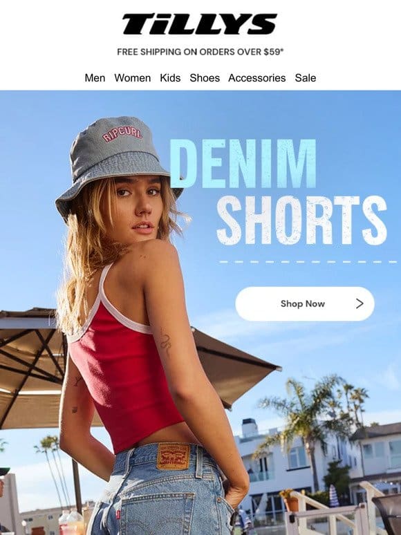 Denim Shorts | 4 for $25 Tops | Vans Shoes ☀️