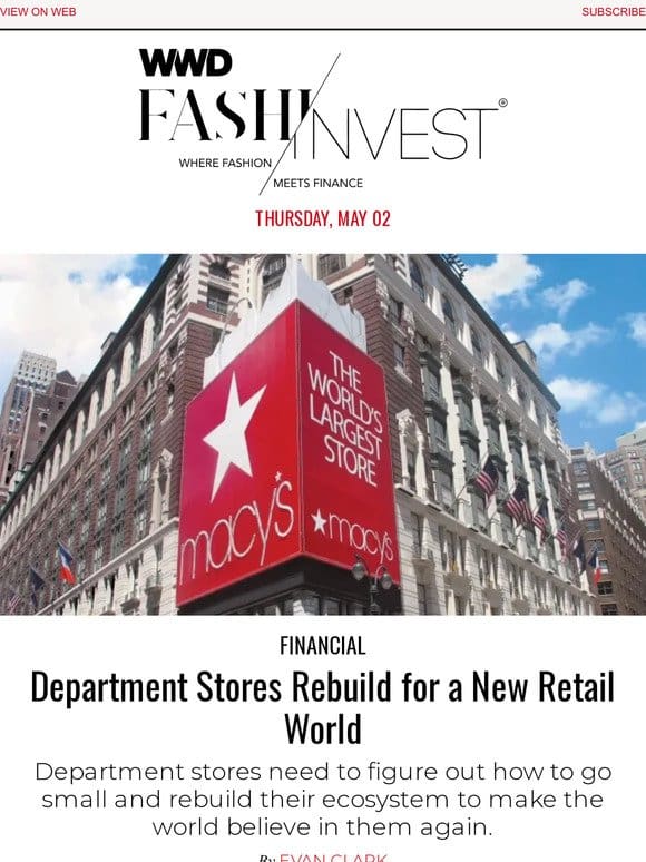 Department Stores Rebuild for a New Retail World