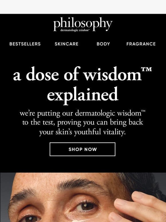 Dermatologic Wisdom?: dose of wisdom? edition