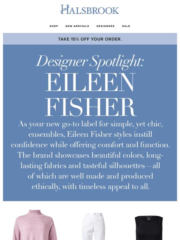 Designer Spotlight: Eileen Fisher