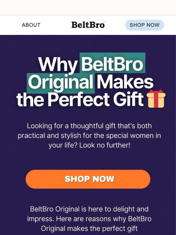 Discover Why BeltBro Original Makes the Perfect Gift