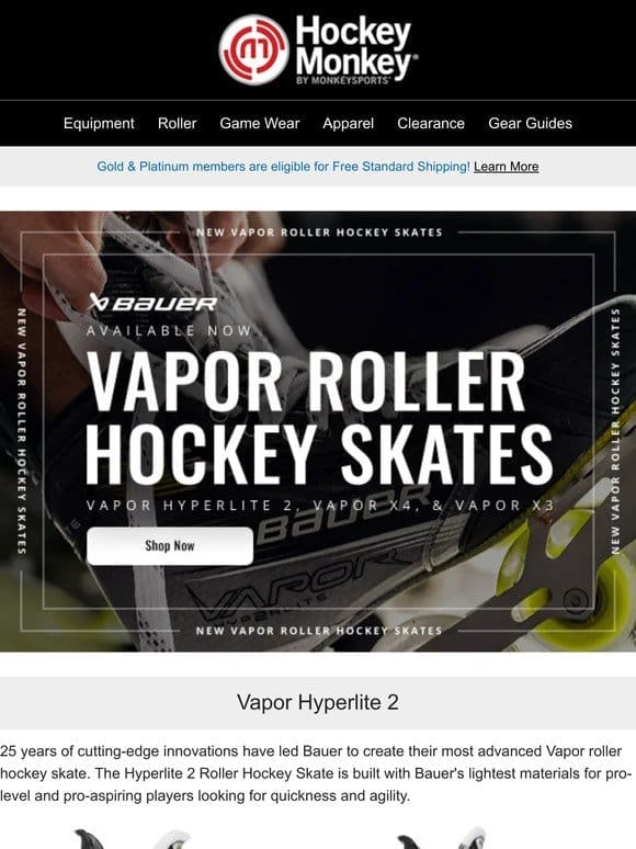 ?? Dominate the Rink: Bauer Vapor Roller Hockey Skates – Shop Today! ?