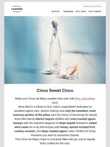 Don Julio Alma Miel: Have a sweet Cinco