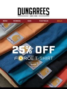 Don’t Forget: The Carhartt Force® Sale is Live
