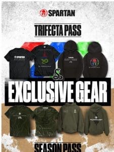 Don’t Miss Out: Trifecta & Season Pass Gear Going Fast!