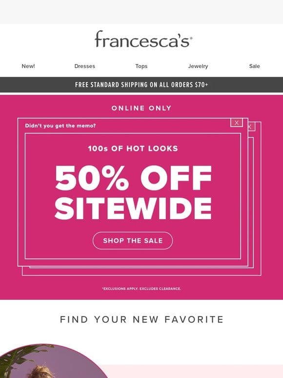 Don’t Miss Out on 50% OFF