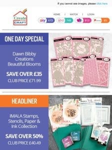 Don’t miss Dawn Bibby with her new beautiful blooms collection