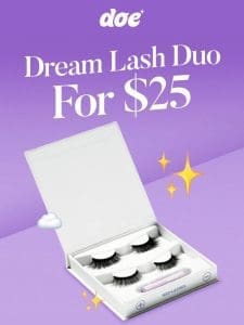 Dream Lash Duo For $25