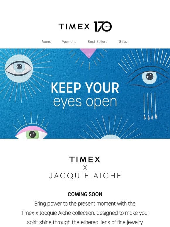 Dropping Tomorrow: New Timex x Jacquie Aiche