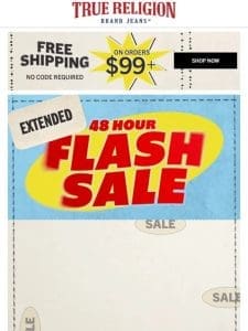 E-X-T-E-N-D-E-D! $14.99 TEE FLASH SALE