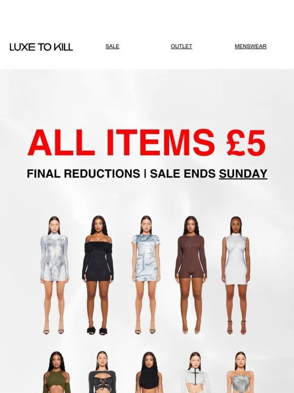 EVERYTHING £5 ⚠️ This is not a drill!